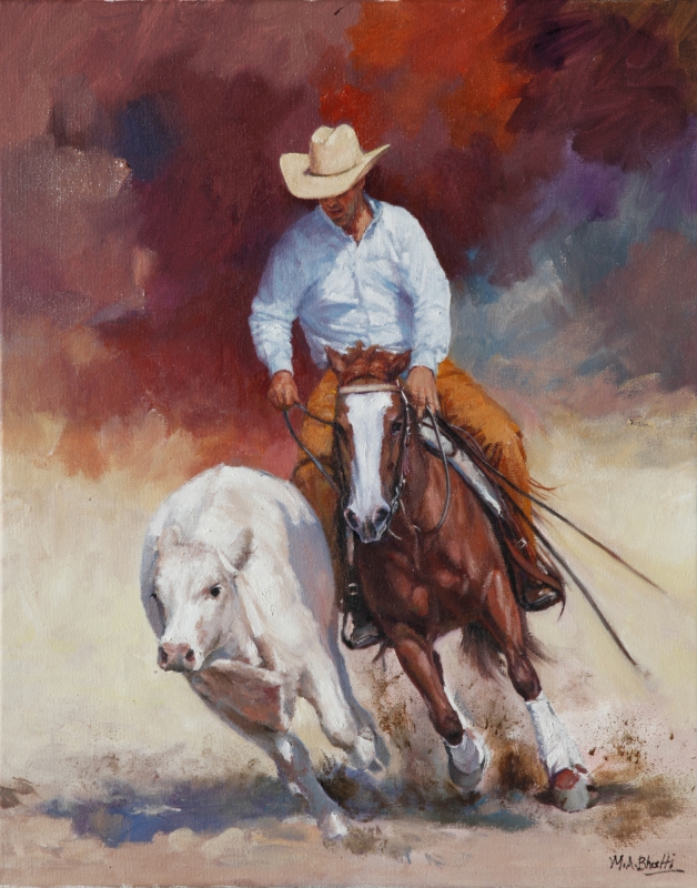 Round up Time by artist Mohammad Ali Bhatti